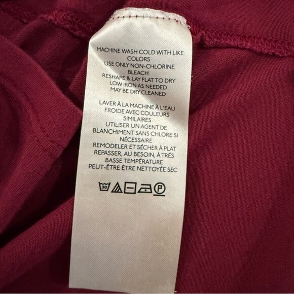 Free People We The Free Distressed Deep Rounded Neck Top Small - Picture 6 of 7